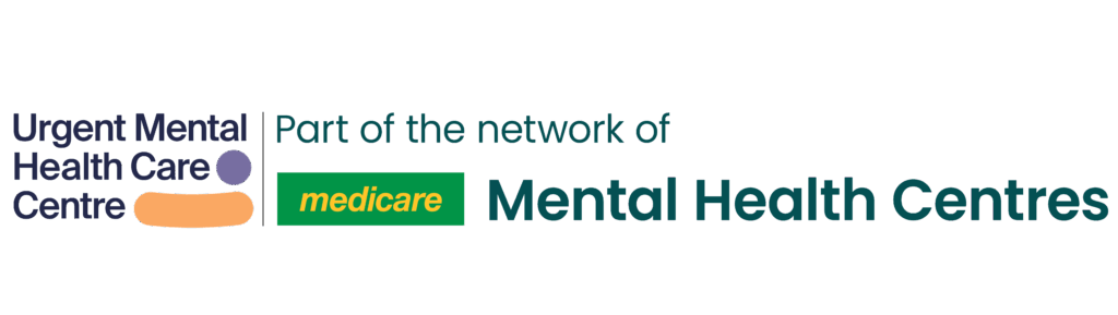 Urgent Mental Health Care Centre logo. Home